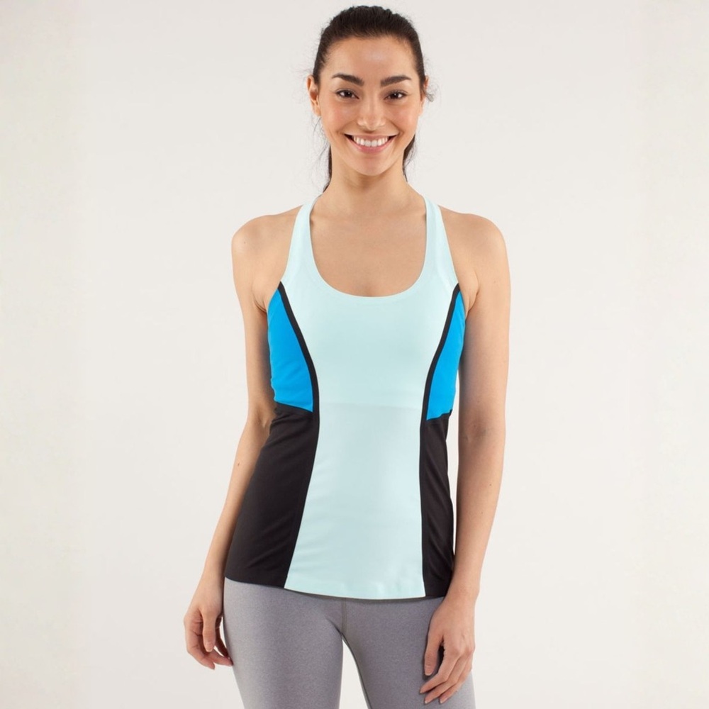 Lululemon Blue Cardio Kick Tank Size 4